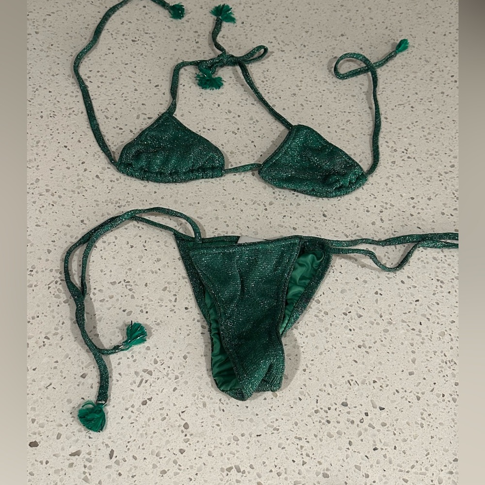 Emerald Green Bikini Set